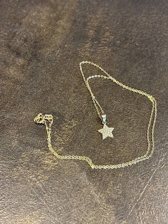 Catenine: Chaîne en or pendentif étoile – Usato da Perroy venduto da barballalla 3