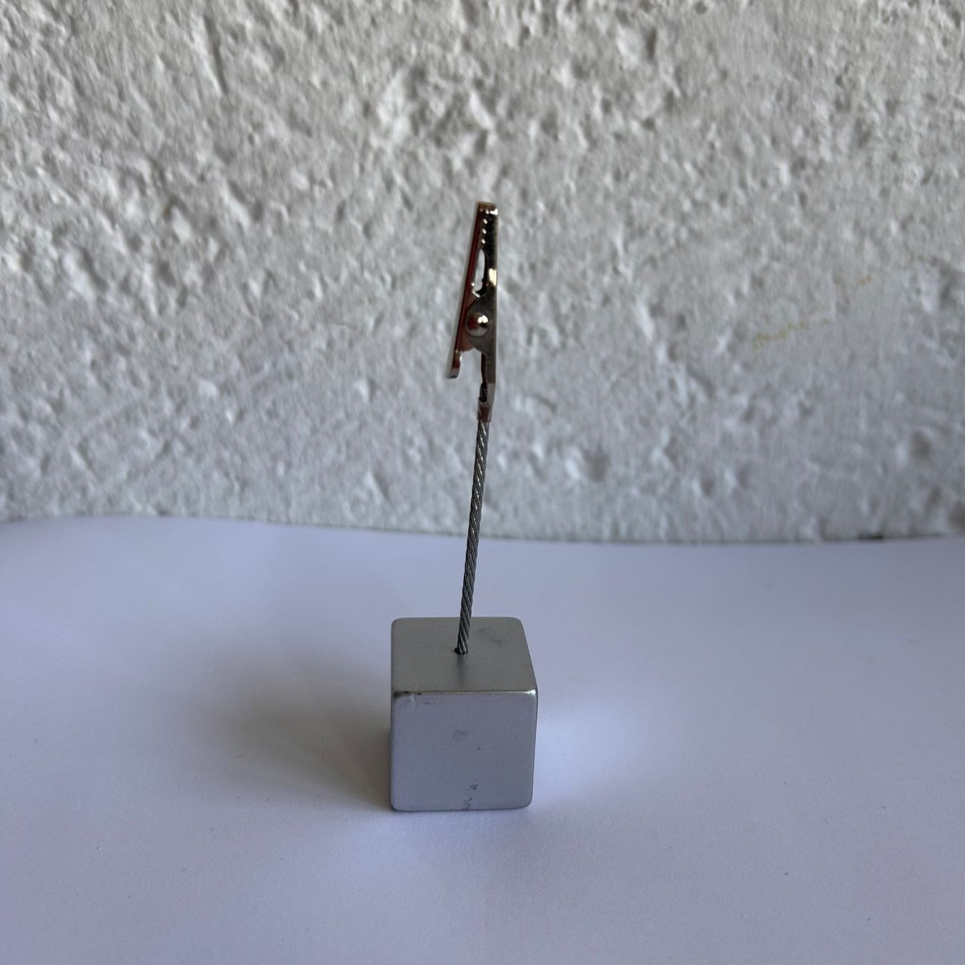 Allestimento di negozi e stand fieristici: Metall Kartenhalter / Fotohalter – Nuovo (secondo la descrizione) da Bern venduto da san_svt6 1