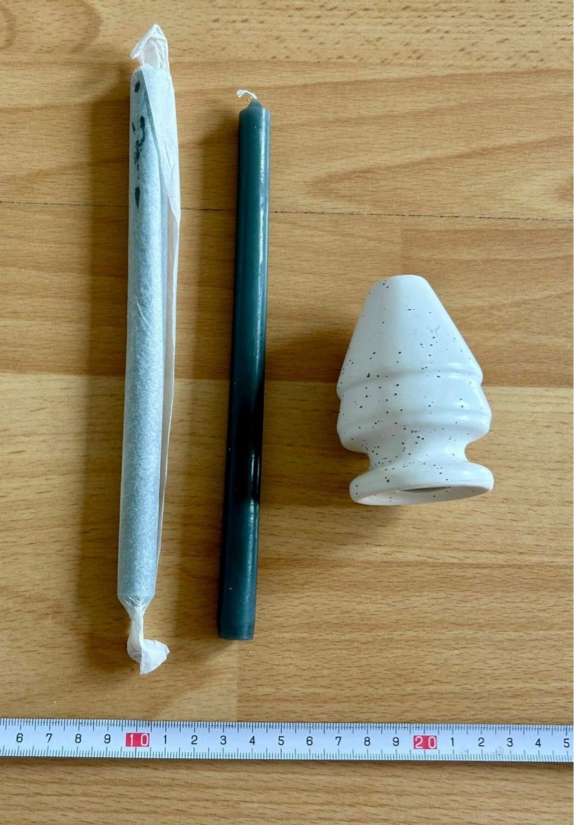 Portacandele: Kerzenständer mit Kerzen, neuwertig – Nuovo (secondo la descrizione) da Biel/Bienne venduto da SandraDG 1