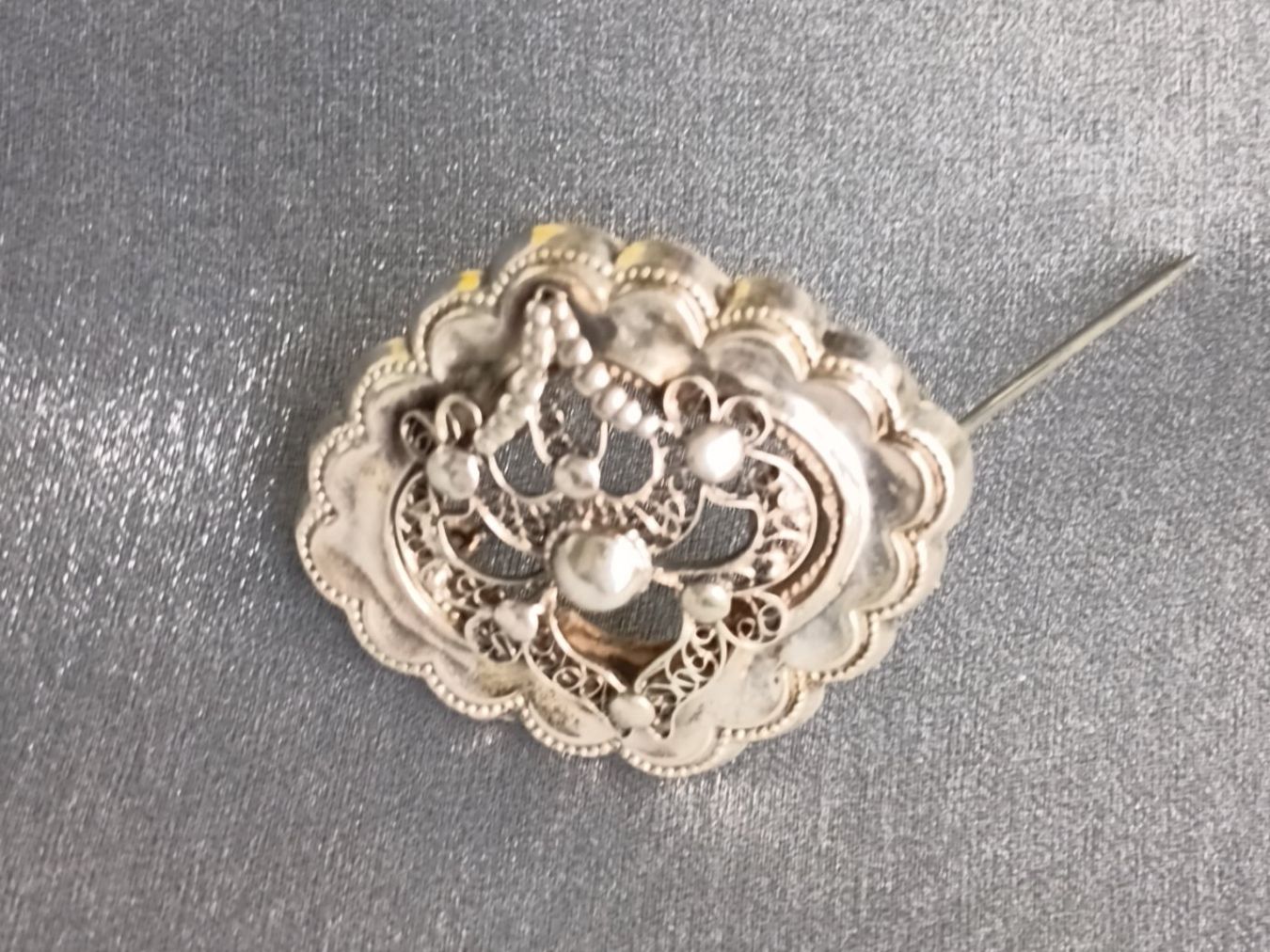 Spille & Fermagli: Antike Brosche Filigran Brosche Schmuck Silber 835 – Usato da Münchenbuchsee venduto da babilibern 6