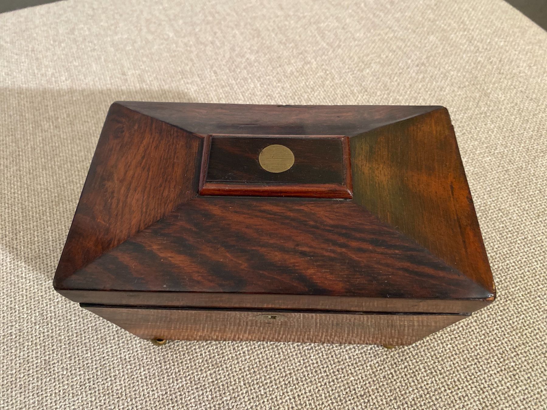 Barattoli: Sehr Alte Viktorianisch Tea Box – Usato da Mehlsecken venduto da Reymau 1
