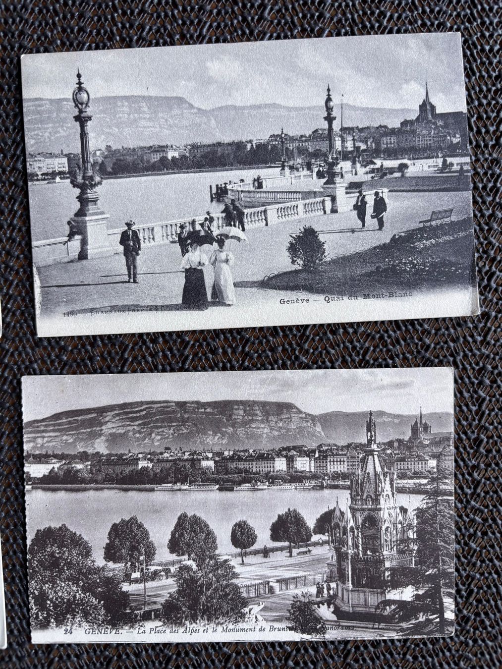 Cartoline postali: 5 anciennes cartes postale Genève – Usato da Châtel-St-Denis venduto da Vaillant1 3