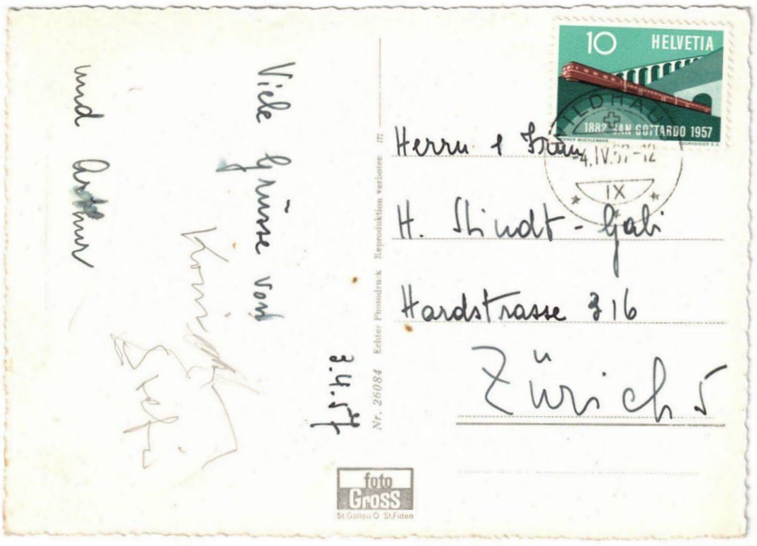 Cartoline postali: Wildhaus - Sessellift – Usato da Binningen venduto da Mountainrider 1
