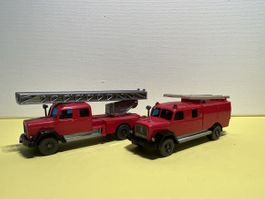 2 x Wiking Magirus Saturn 1/87