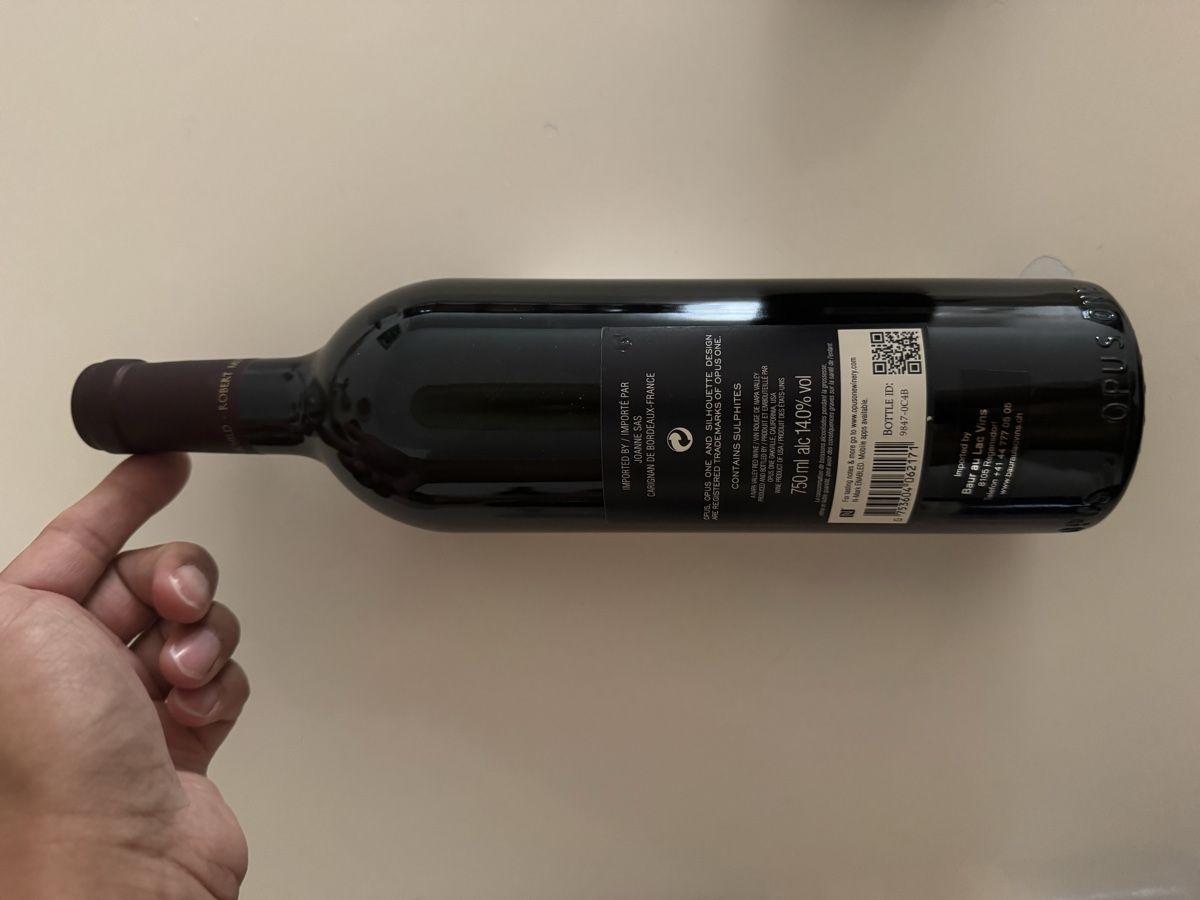 Vino: Opus One – Nuovo (secondo la descrizione) da Jona venduto da Marvin..... 1