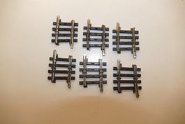 Märklin H0: 6xgebogenes K-Gleis (K.Nr.2135)
