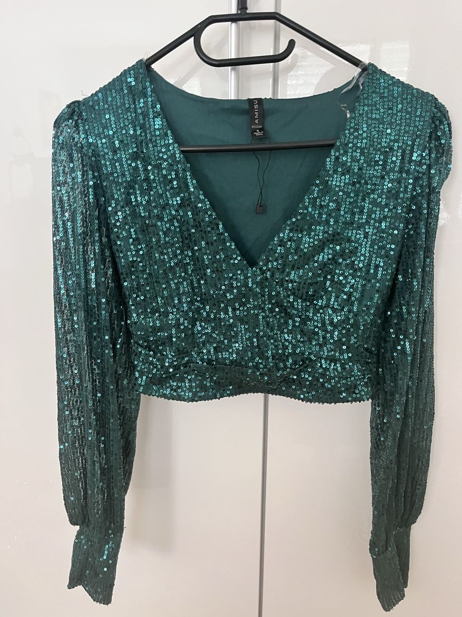 Top: Glitzer crop tops – Nuovo (secondo la descrizione) da Root venduto da Mk1394
