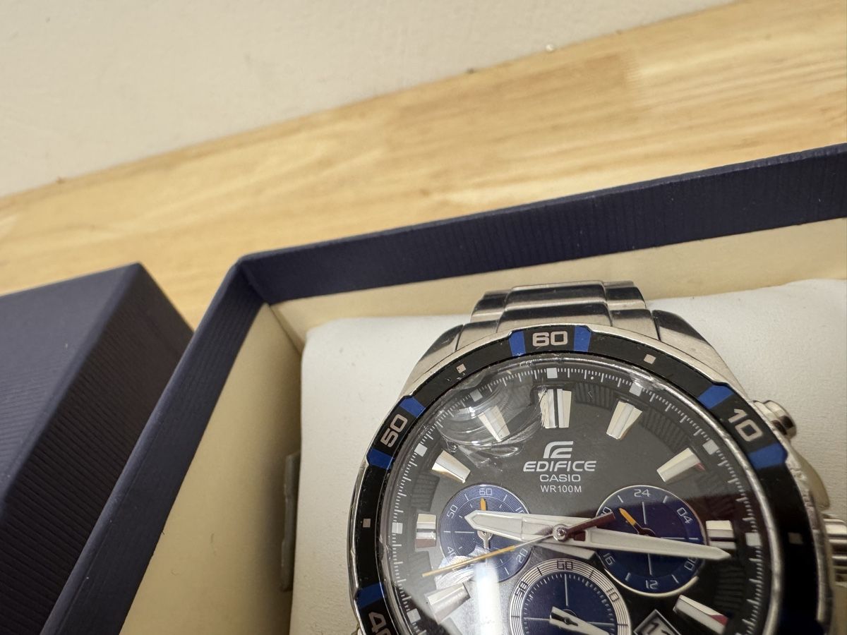 Casio Orologi: Herren Uhr Casio Edifice Chronograph mit Box gebraucht – Usato da Birsfelden venduto da inf_l2yy 3