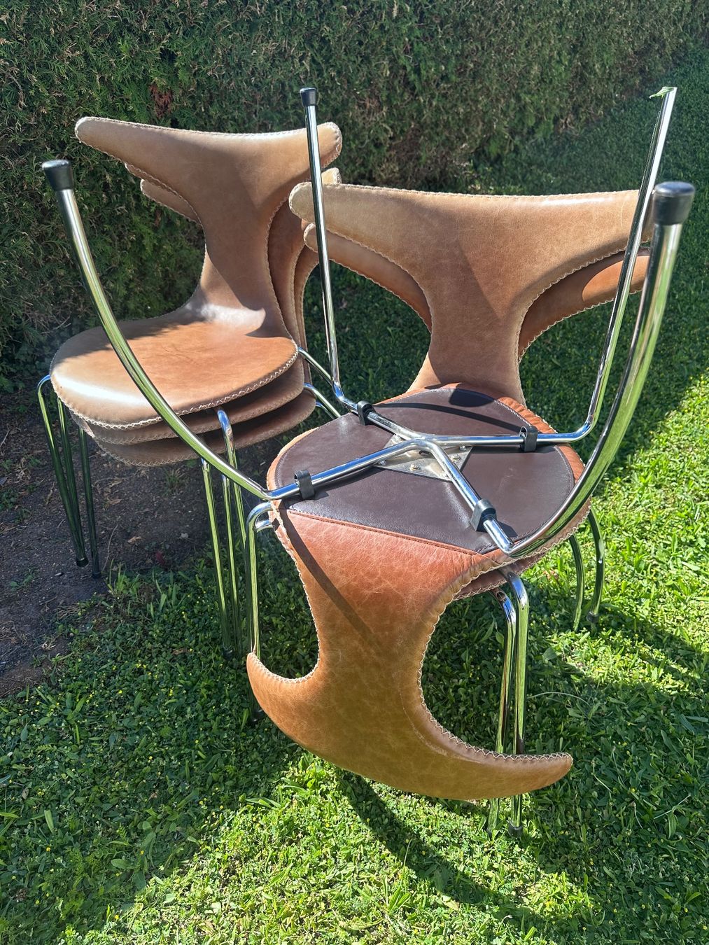 Chaises: 🪑six chaises en cuir – D'occasion à St-Légier-Chiésaz par EvaVDRiviera 3