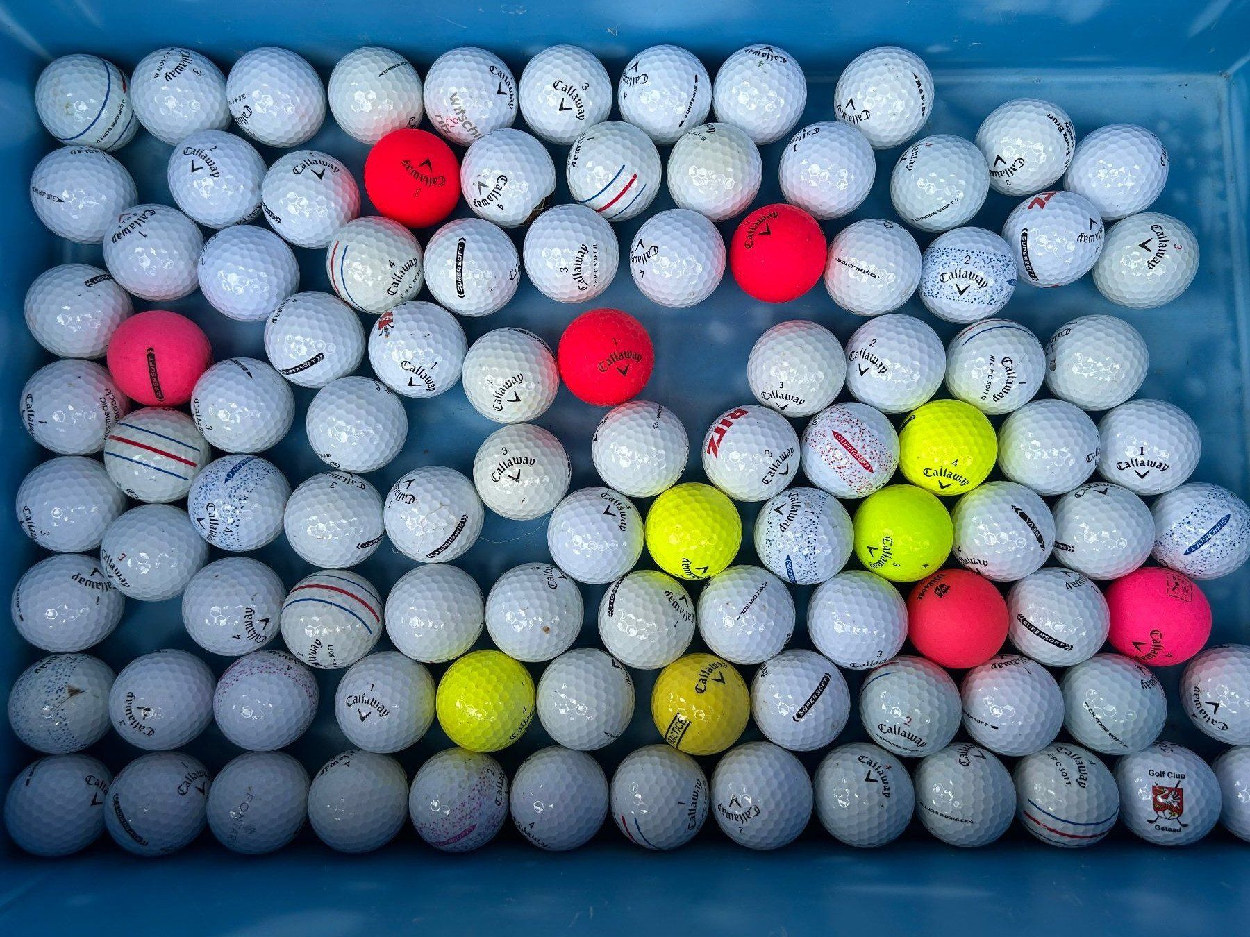 Callaway Palloni: Golfbälle Callaway 100 Stück – Usato da Noflen BE venduto da Bidue