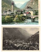 4 Karten Bignasco - unbeschrieben - ca. 1930/1940