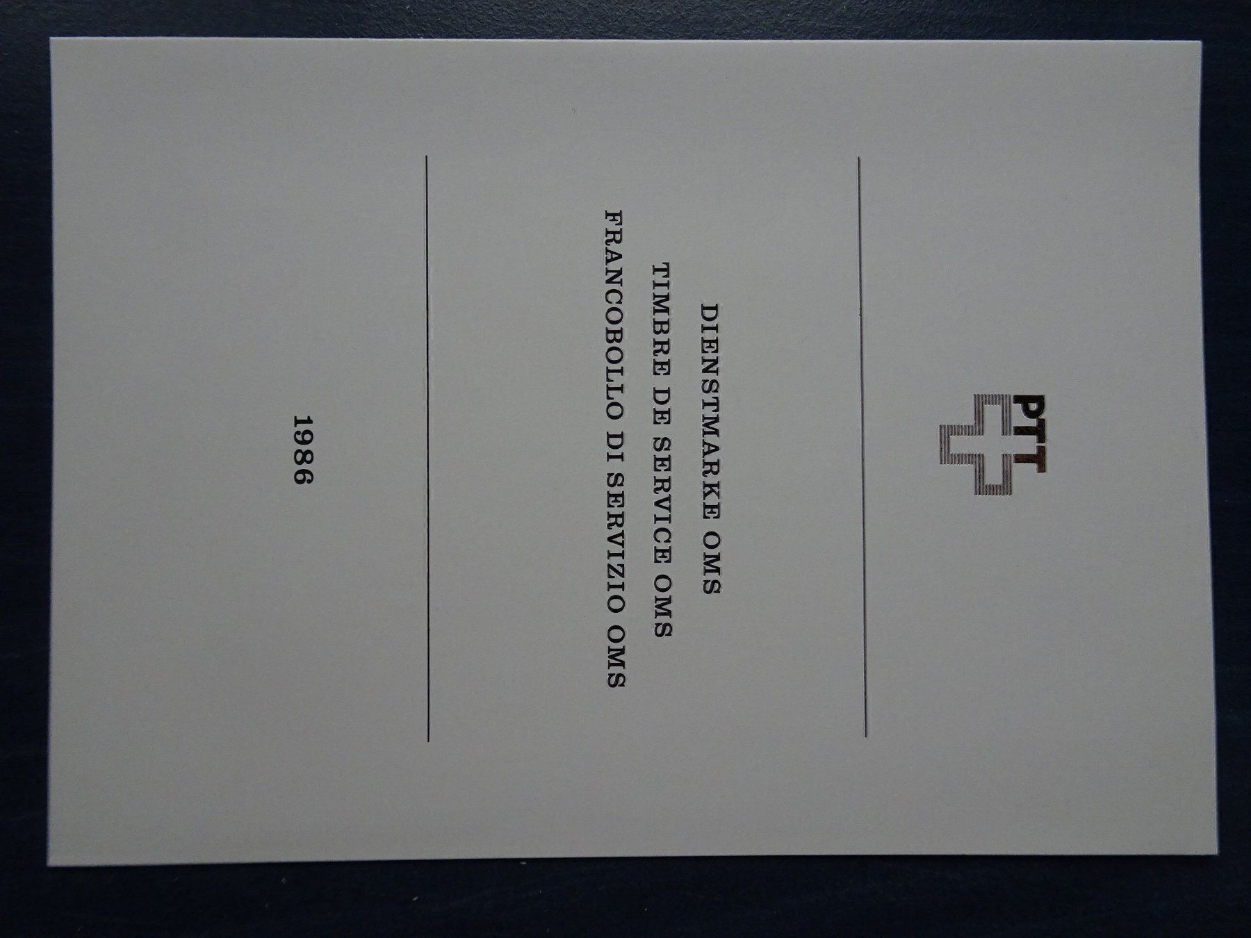 Alle Briefmarken: 1986 – Neu (gemäss Beschreibung) aus Aadorf von Chnorli-Furz
