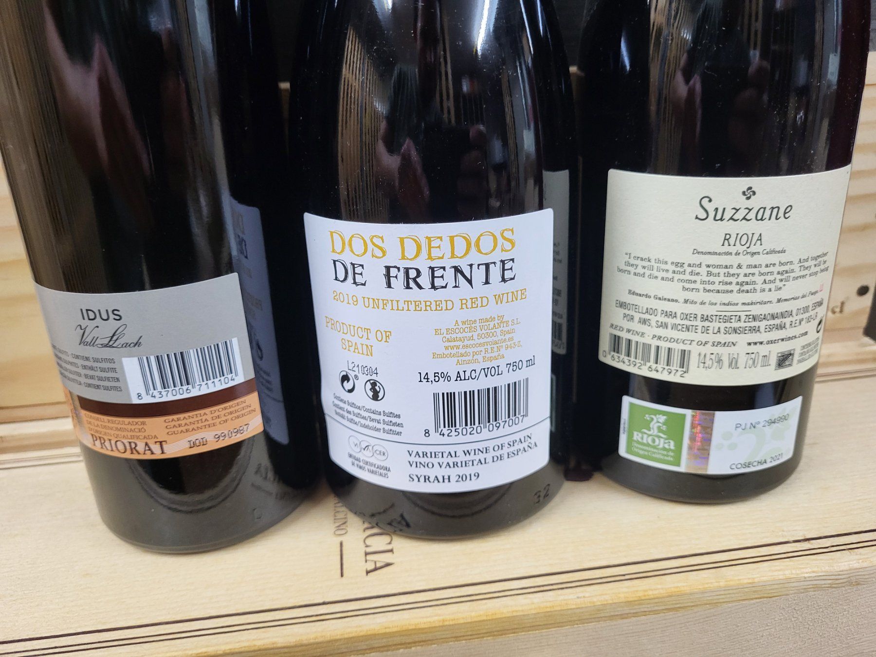 Vino: 3 Flaschen Rotwein aus Spanien – Nuovo (secondo la descrizione) da Zürich venduto da xnanxaosi 1