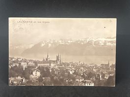 Lausanne et les Alpes
