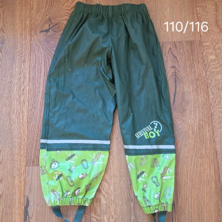 Regenhose Survival Boy gruen Grösse 110/116 gebraucht