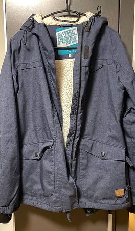 Blaue Twintip Skijacke