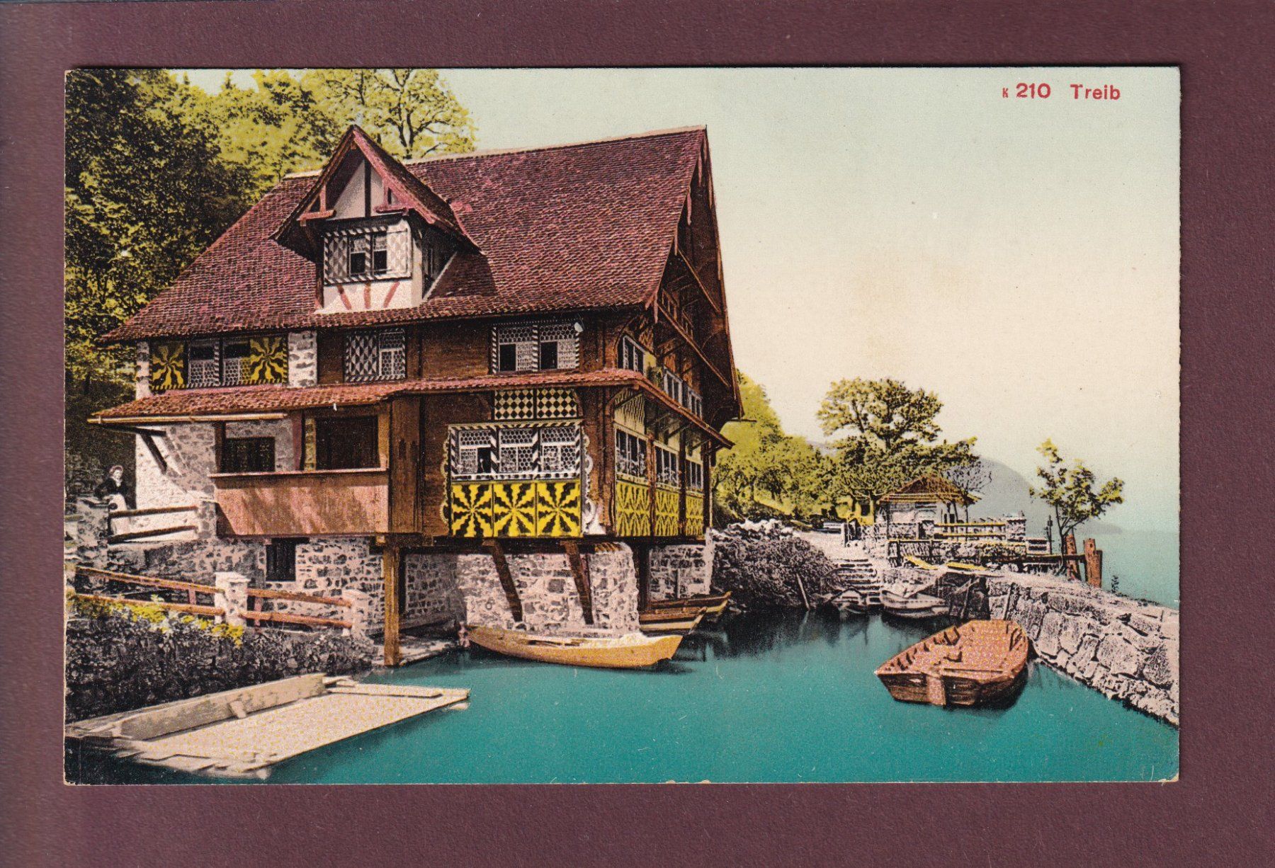 Cartoline postali: TREIB – Usato da Pully venduto da nicecards
