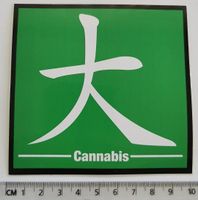 Cannabis  (Aufkleber, PVC)