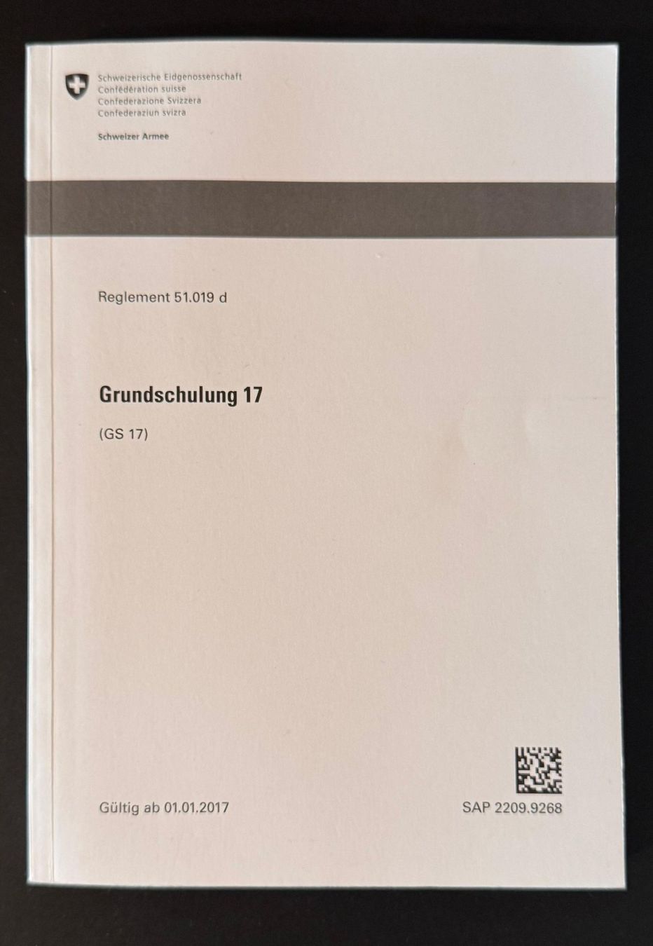 Documenti: Reglement 51.019 d - Grundschulung 17 – Nuovo (secondo la descrizione) da Altdorf UR venduto da luk_2p75