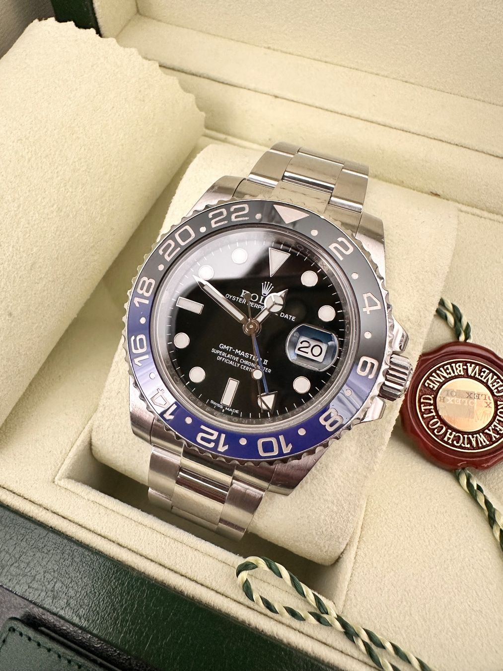 Rolex Orologi: Rolex GMT Master II - Ref. 116710BLNR – Usato da Genève venduto da SovereignWatch