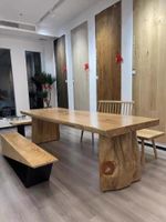 Massivholztisch HOLZSTÄRKE: (8cm) 240cm x 80cm x 75cm LxBxH