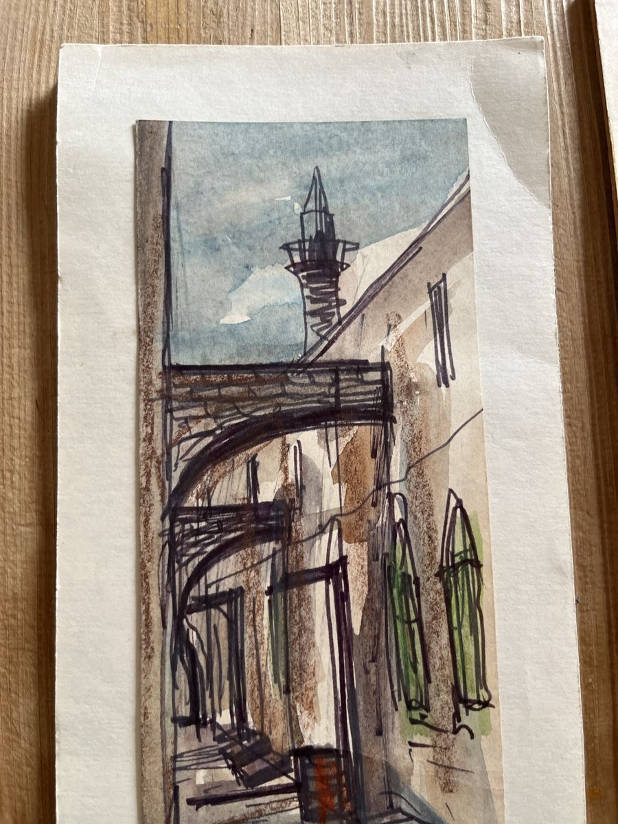 Gemälde: 3 Aquarelle / Skizzen aus Jerusalem – Gebraucht aus Ottikon von san_w99n 4