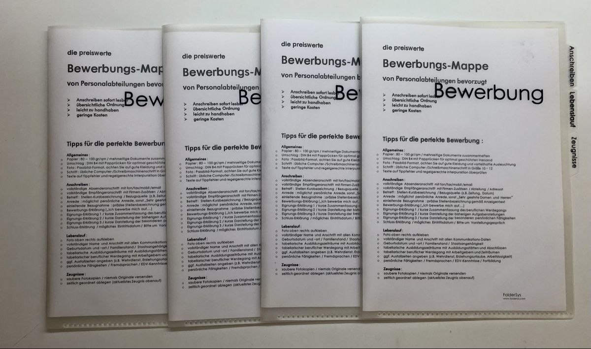 Raccoglitori: Bewerbungsmappen / Bürobedarf – Nuovo e nell'imballaggio originale da Wald ZH venduto da Colorlook 1
