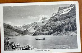 Innertkirchen - Engstlensee - Barque sur l'eau - AK