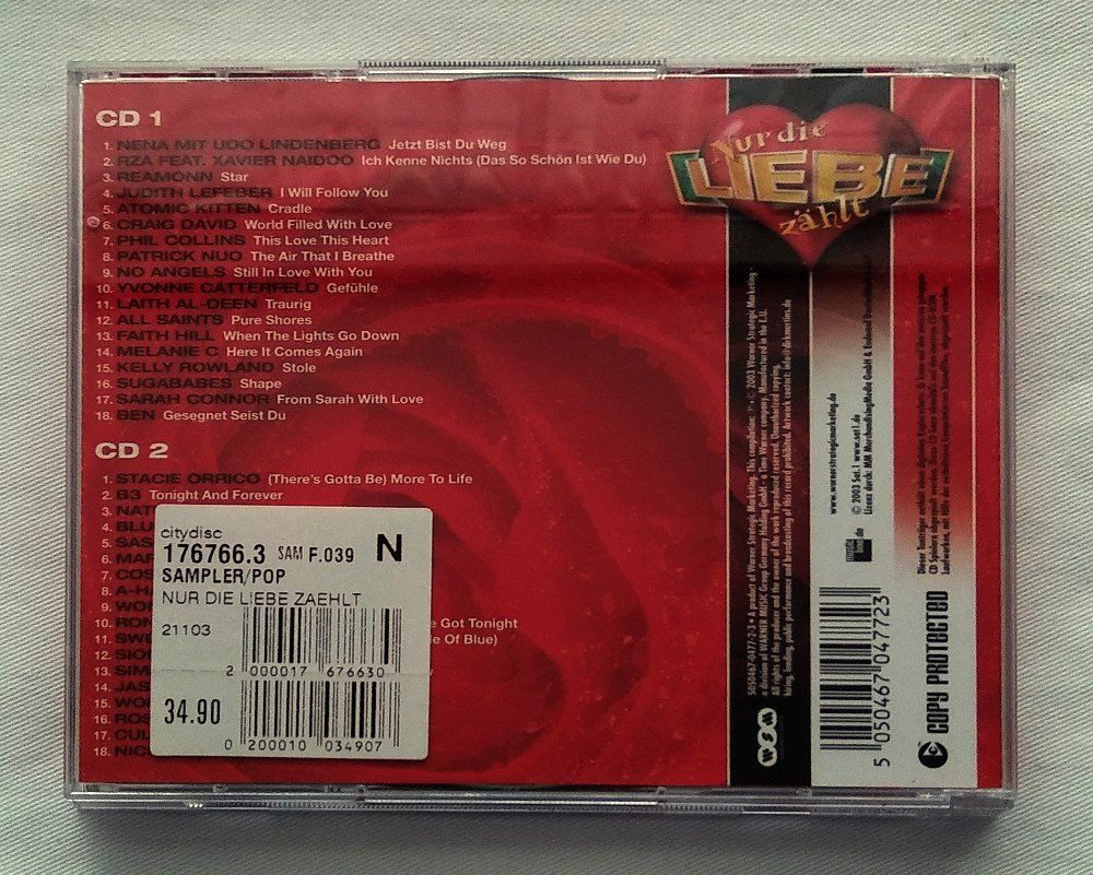 CD: DCD - Nur die Liebe zählt – Usato da Meggen venduto da Eisscholle 1