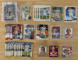 33x Modric Sammelkarten und Sticker von Panini und Topps