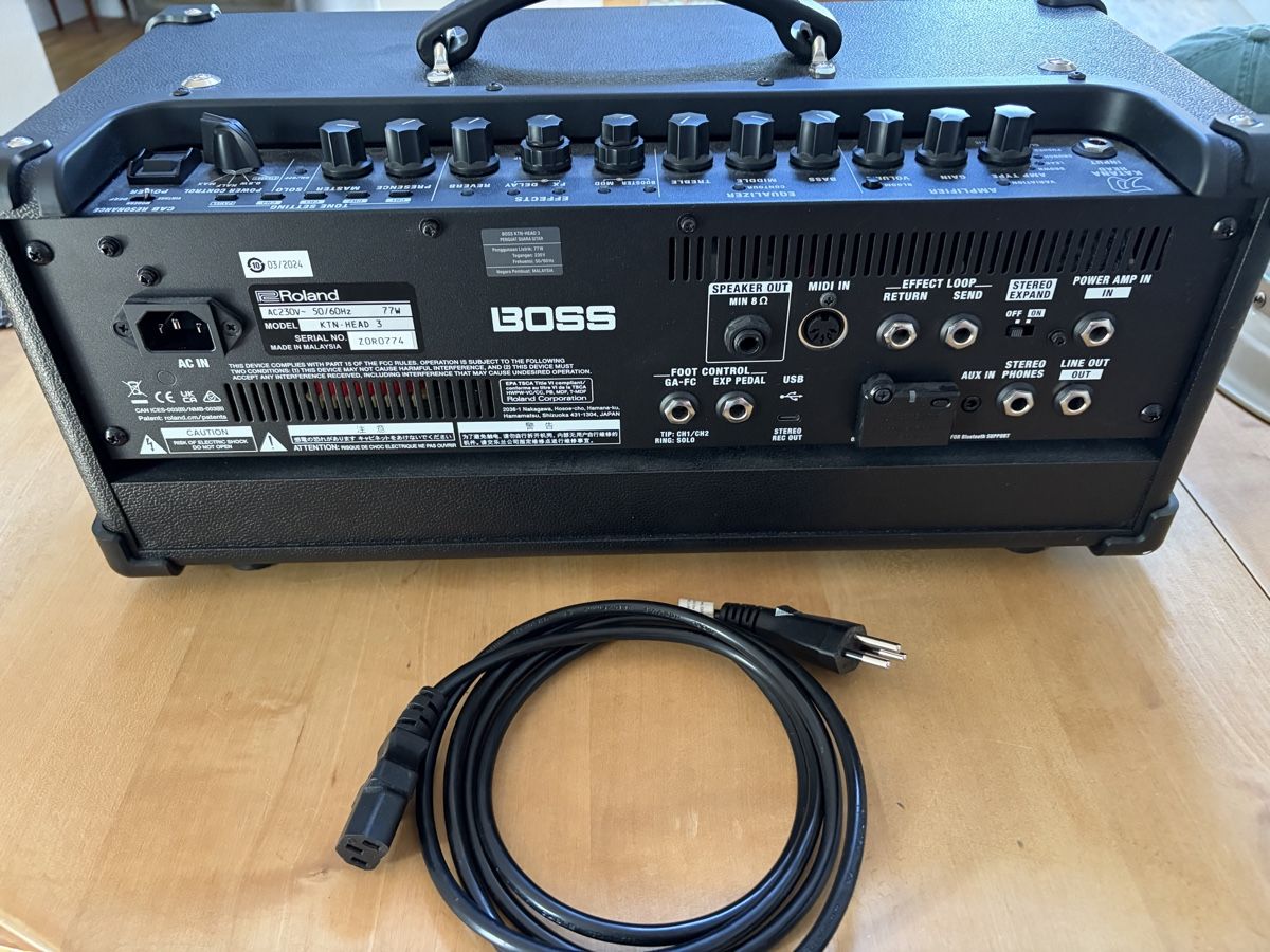 Boss Amplificatori: BOSS Katana Head 100 Gen 3 mit Bluetooth Adapter – Usato da Bern venduto da Second-Hand-Pirat 2