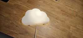 Wandleuchte Wolkenform Ikea weiss Kunststoff