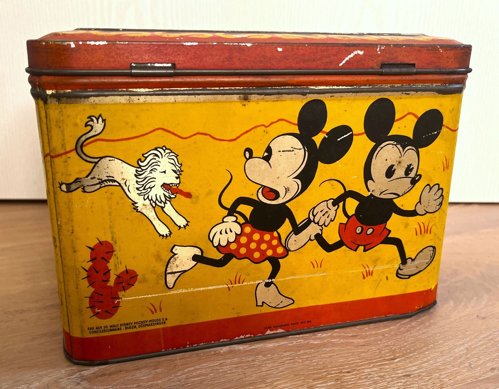 Dosen: Blechdose Disch Othmarsingen selten, Micky Mickey-Mouse 30er – Gebraucht aus Rothrist von Brandystar 5