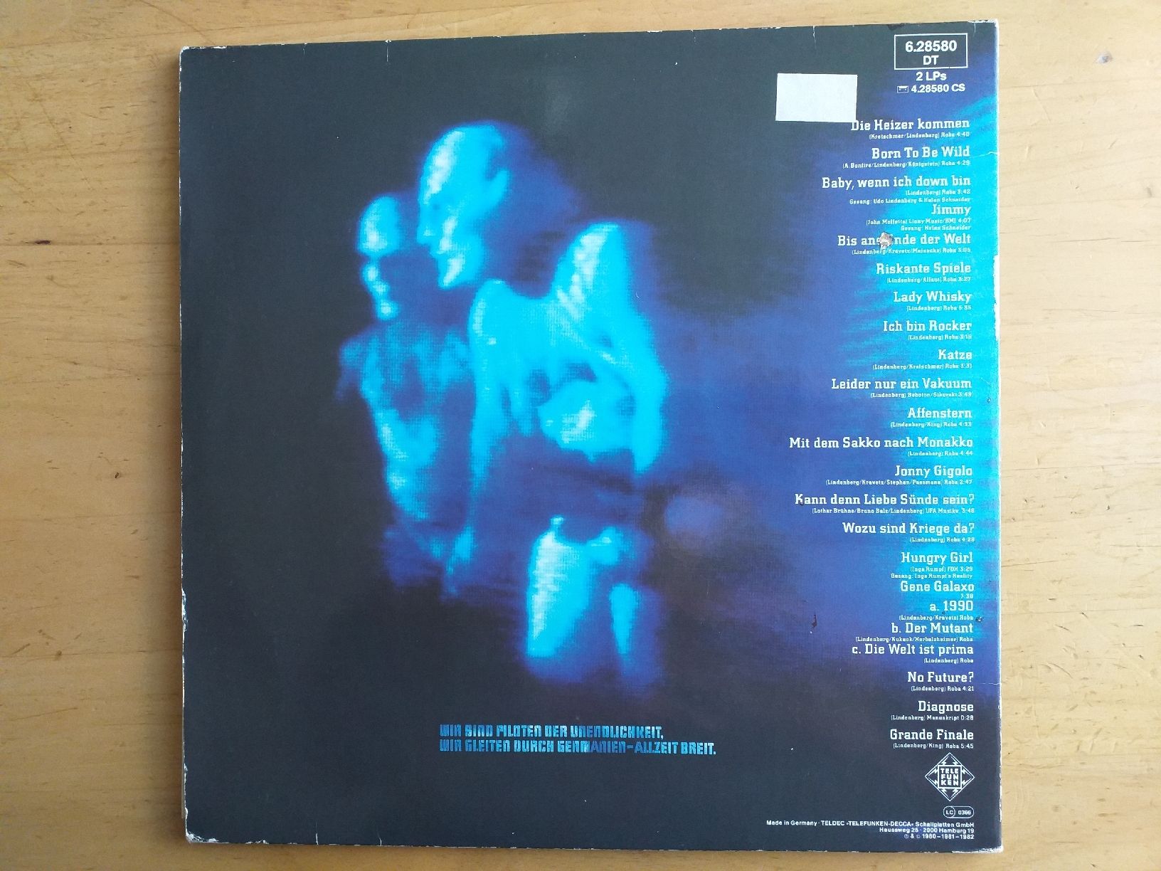 Dischi in vinile: Udo Lindenberg "Intensivstationen" – Usato da Zürich venduto da markus234 1