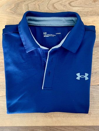 Under Armour Polo HeatGear Blau L Golf Sport
