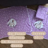 Panel und Kombistoff Pferd Jersey