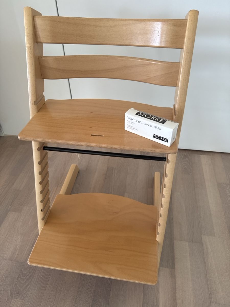 Stokke Seggioloni: Tripp Trapp Kinderstuhl mit Kippschutz – Usato da Birmensdorf ZH venduto da Orion999