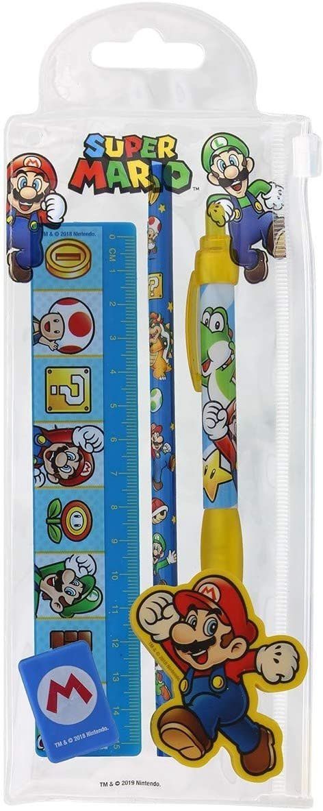 Penna & Evidenziatori: Super Mario: Characters - Standard Stationery Bag – Nuovo e nell'imballaggio originale da Niederwil SO venduto da BlueSonic 4