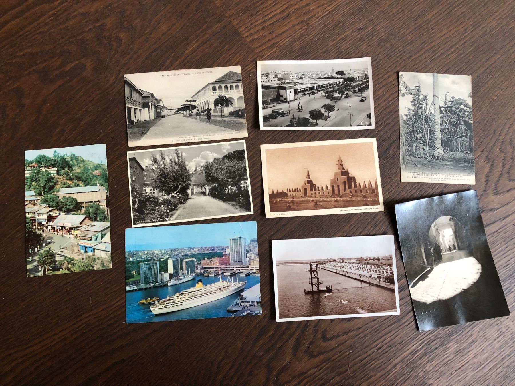 Cartoline postali: 9 alte Ansichtskarten EXOTISCHE - interessnte Motive – Usato da Lufingen venduto da Rac0