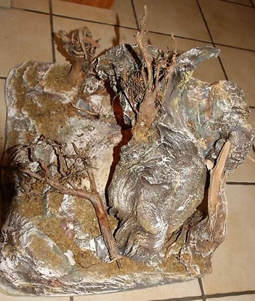 Articoli in legno: Wurzel Weihnachtskrippe handgefertigt – Nuovo (secondo la descrizione) da Bleienbach venduto da Mineral_Antik57 2