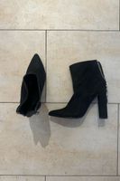 Wildleder Stiefeletten mit Absatz, Grösse 41