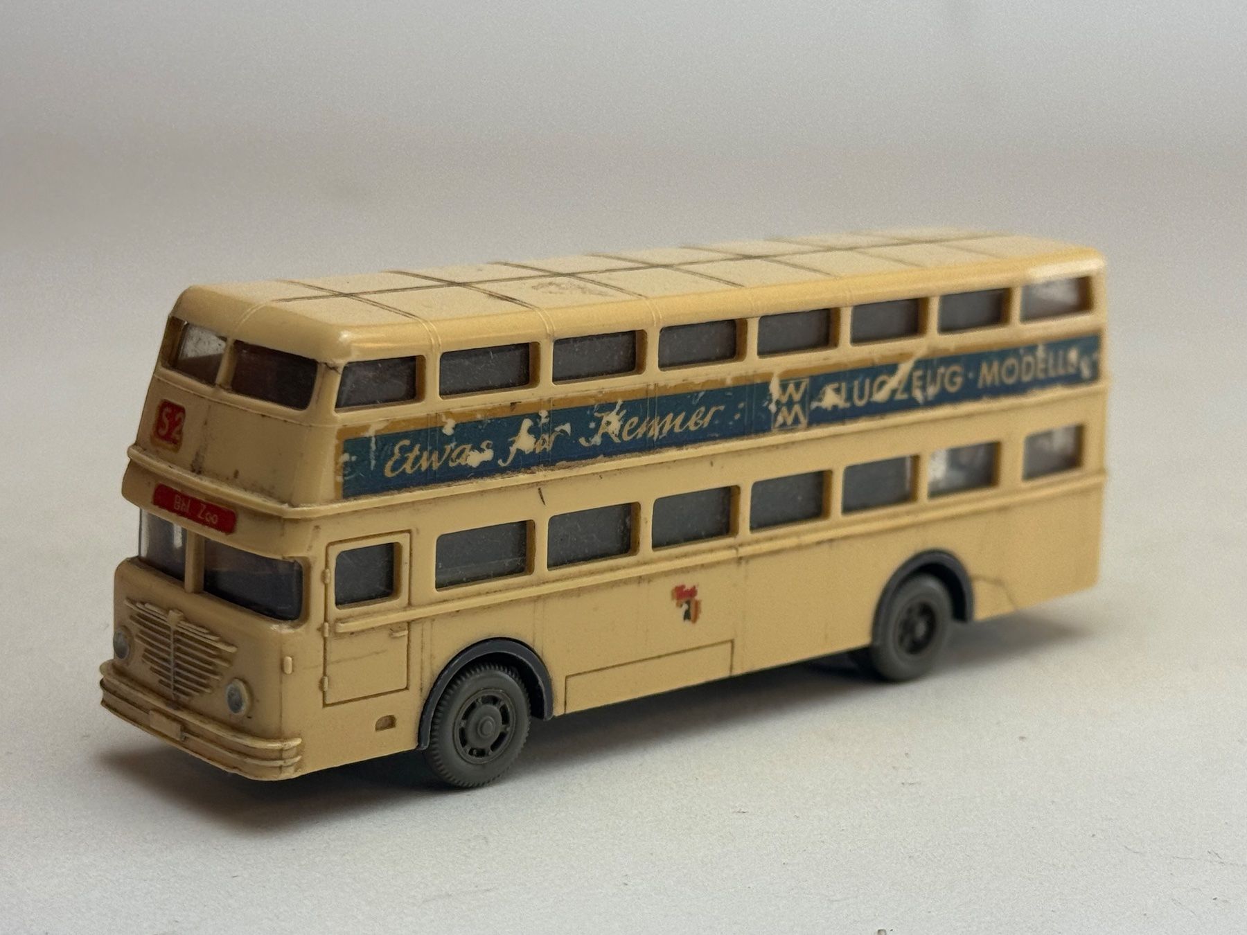 Wiking Modellautos: AU- Wiking  Büssing Doppeldecker – Gebraucht aus Elm von Wikmtz