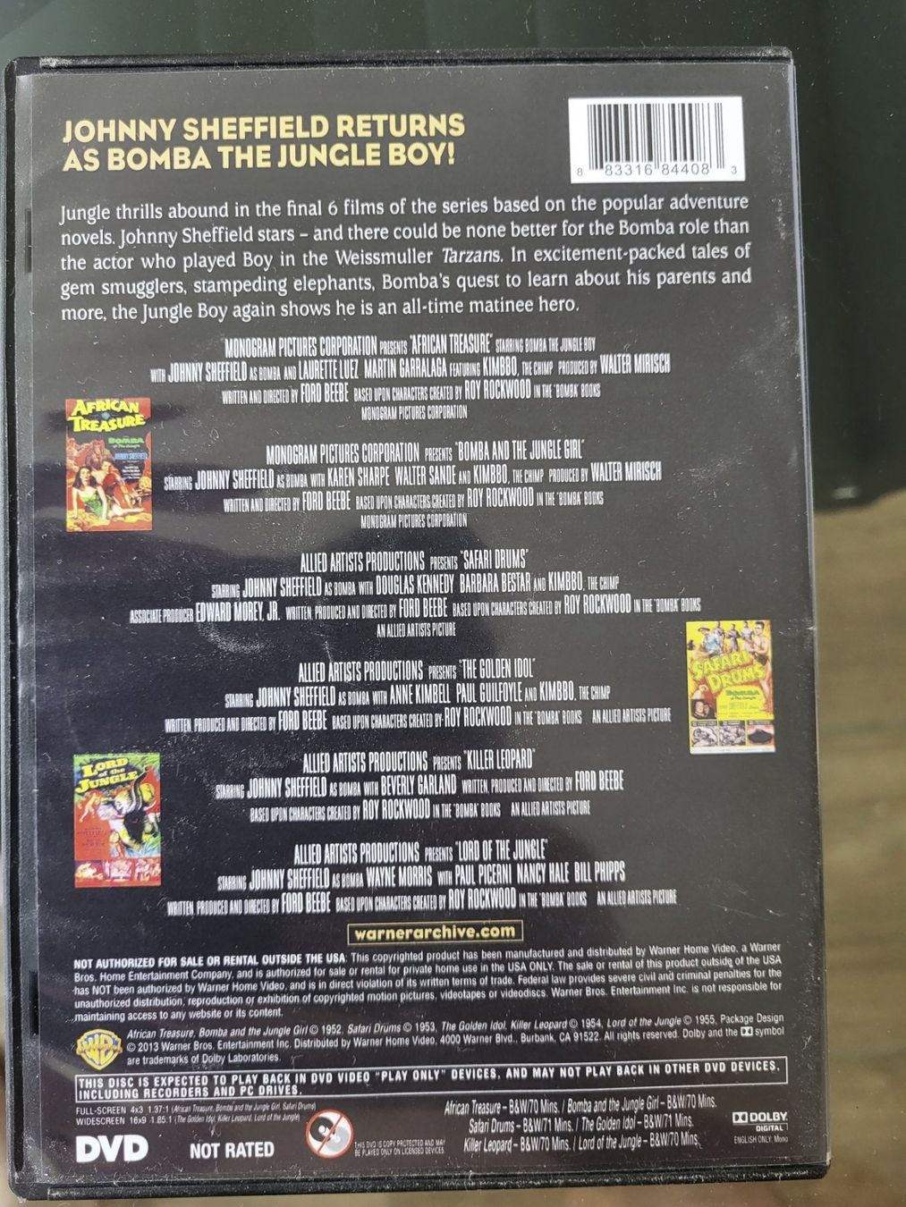 Alle DVDs: Bomba- der Dschungelboy, 2 DVD englisch – Gebraucht aus Moosseedorf von Gamefreak0 4