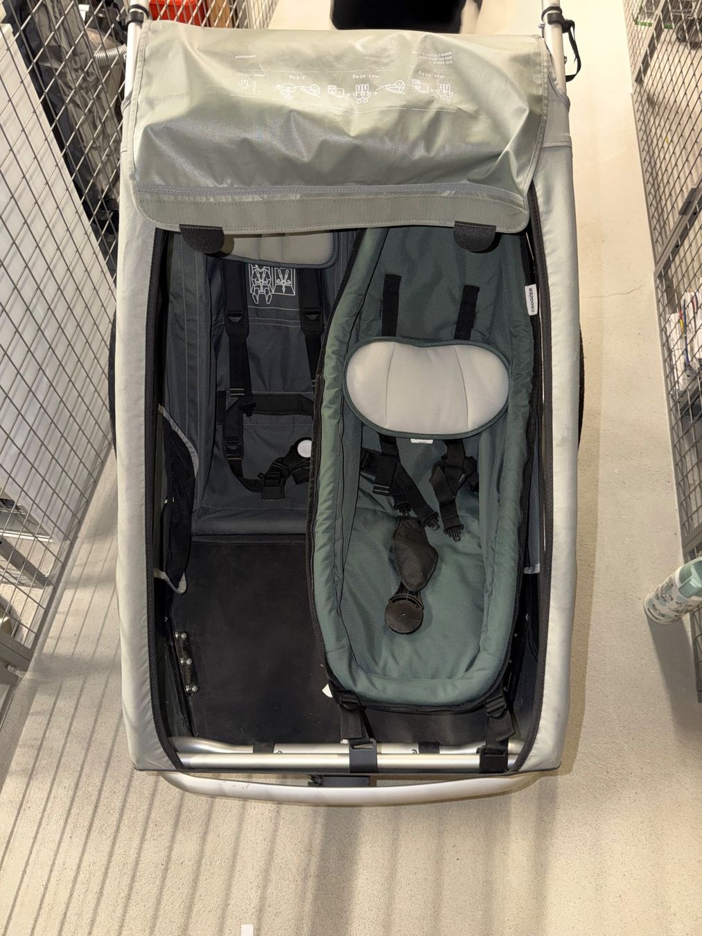 Croozer Rimorchi: Croozer KID KEEKE MOUNTAIN GREY 2 – Usato da Würenlos venduto da petii88 2