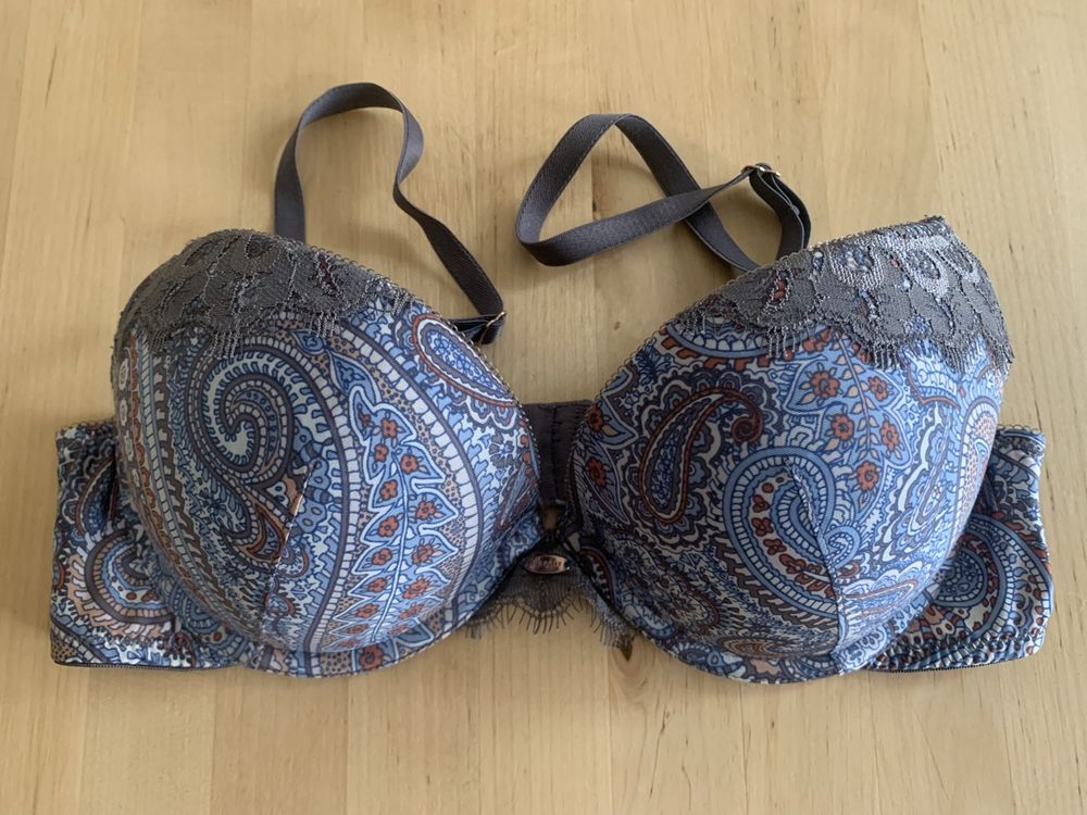 Soutien-gorge Valège Diana 85C (70C EU) - Rouge, à Armatures, Coque - Neuf Avec étiquettes