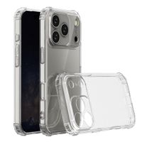 Coque transparente antichoc en TPU pour iPhone 17 Pro
