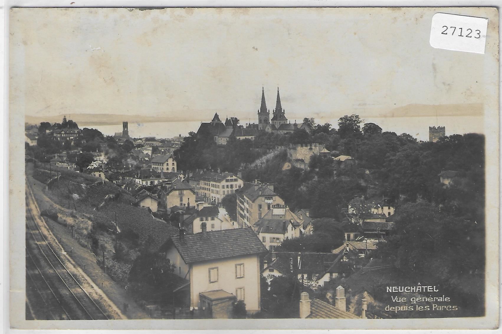 Ansichtskarten: Neuchatel - Vue generale depuis les – Gebraucht aus Ettingen von Kartenplanet