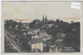 Neuchatel - Vue generale depuis les