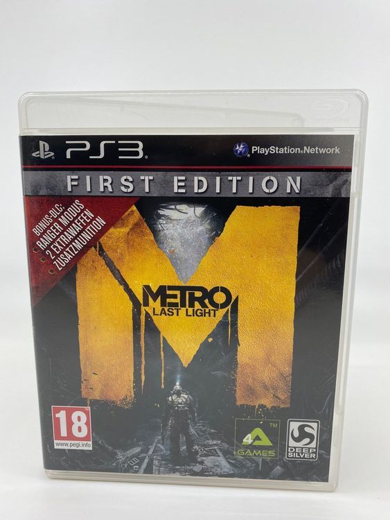 Jeu PS3 Metro: Last Light - Édition Limitée PAL - Bon état - Compatible PlayStation 3 - Origine France