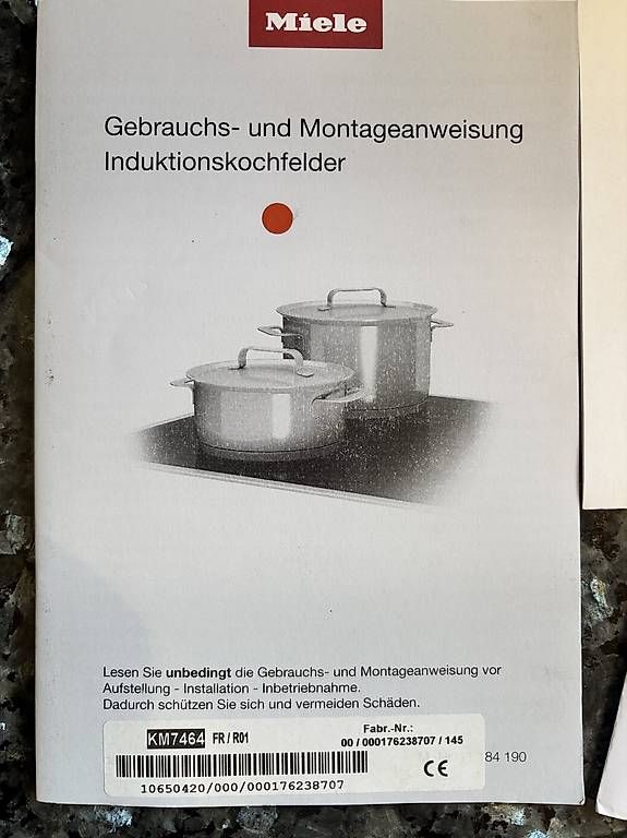 Miele Cuisinières: Miele Induktionsherd – D'occasion à Sirnach par c.schnelli 2